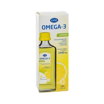LYSI OMEGA-3 SIDRUNIMAITSELINE KALAÕLI 1540MG/240ML