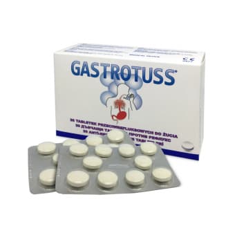 GASTROTUSS REFLUKSIVASTASED NÄRIMISTABLETID N30 30 närimiskapslit