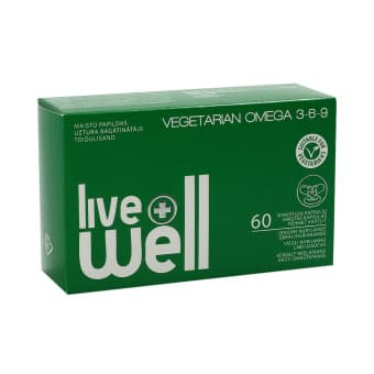 LIVE WELL VEGETARIAN OMEGA 3-6-9 N60