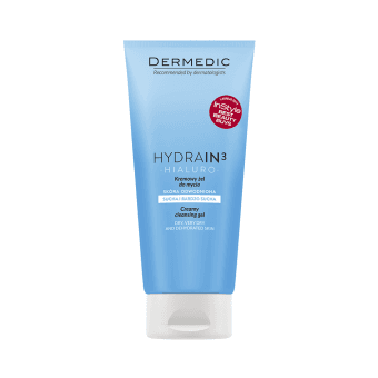 DERMEDIC kreemjas puhastusgeel HYDRAIN3 HIALURO 200 ml