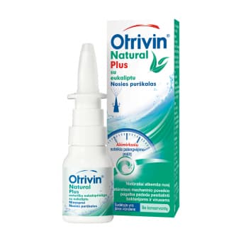 OTRIVIN  NATURAL PLUS ninasprei, alates 6. eluaastast 20 ml