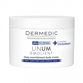 DERMEDIC sügavalt toitev kehakreem EMOLIENT LINUM 225 ml