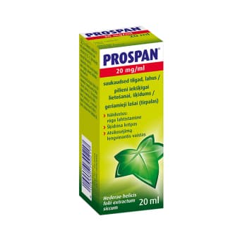 PROSPAN SUUKAUDSED TILGAD, LAHUS 20MG/ML 20ML N1