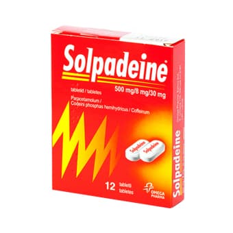 SOLPADEINE TBL 500MG+8MG+30MG N12