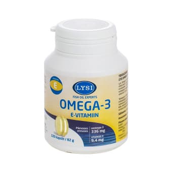 LYSI OMEGA-3 E-VITAMIINI KAPSLID N120
