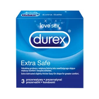 DUREX kondoomid EXTRA SAFE 3 tk