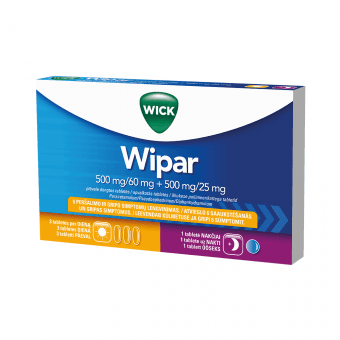 WIPAR 500 MG/60 MG + 500 MG/25 MG TBL  N12+4