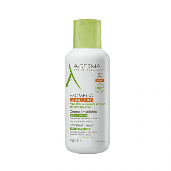 A-DERMA näo- ja kehakreem-pehmendav aine atoopilise naha jaoks EXOMEGA CONTROL, alates sünnist 400 ml