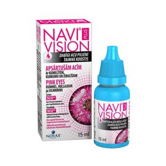 NAVI VISION PLUS PINK EYE silmatilgad punetavatele silmadele 15 ml