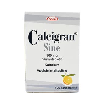 CALCIGRAN SINE NÄRIMISTBL 1250MG N120