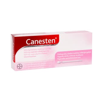 CANESTEN VAGINAALPEHMEKAPS 500MG N1
