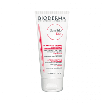 BIODERMA puhastusgeel tundlikule, ketendavale ja punetavale nahale SENSIBIO DS+ 200 ml