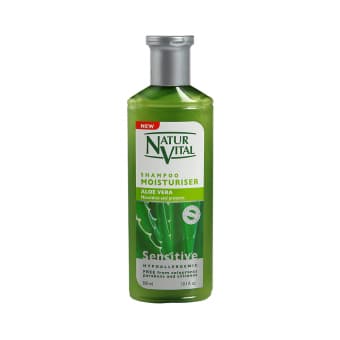 NATUR VITAL niisutav šampoon aaloemahlaga SENSITIVE 300 ml