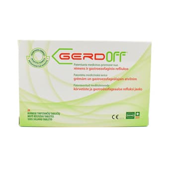 GERDOFF REFLUKSIVASTASED NÄRIMISTABLETID N20