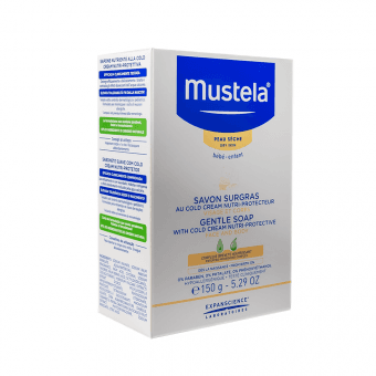 MUSTELA õrnatoimeline seep kreemiga COLD, alates sünnist 150 g