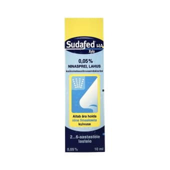 SUDAFED HA XYLO NINASPREI 0.5MG/ML 10ML N1