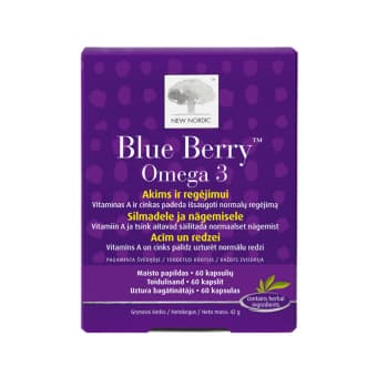 BLUE BERRY OMEGA-3 CAPS N60