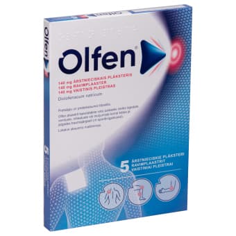 OLFEN TRANSDERMAALNE RAVIMPLAASTER 140MG N5