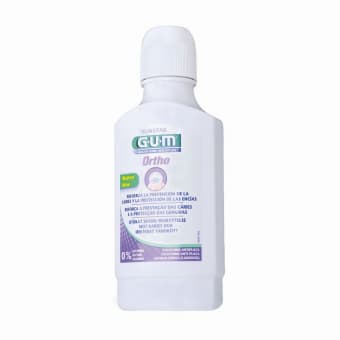 SUNSTAR GUM suuloputusvahend ortodontiliste aparaatide kandjatele ORTHO, alates 6. eluaastast 300 ml