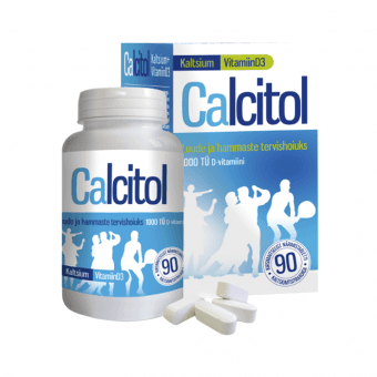 CALCITOL NÄRIMISTBL 500MG+1000TÜ N90