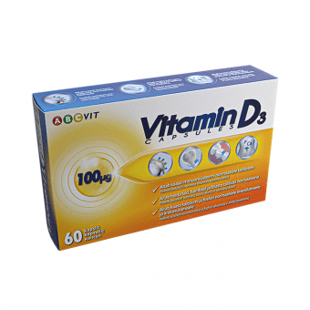 ABCVIT D3 KAPSLID 100MCG N60