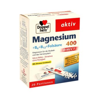 DOPPELHERZ AKTIV MAGNEESIUM DIRECT 400MG  N20