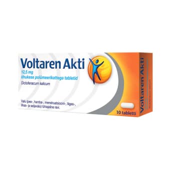 VOLTAREN AKTI ÕHUK.POLÜM.KAT. TBL 12.5MG N10