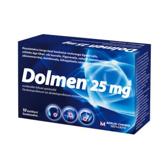 DOLMEN SUUKAUDSE LAH GRAANULID 25MG N10