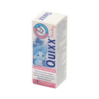QUIXX  BABY ninatilgad, isotoonilised, alates sünnist 10ml 10 ml