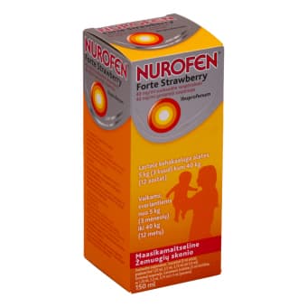 NUROFEN FORTE STRAWBERRY SUUKAUDNE SUSP 40MG/ML 150ML N1