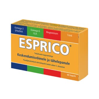 ESPRICO NÄRIMISKAPSLID LASTELE APELSINIMAITSELISED N60