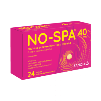 NO-SPA ÕHUK. POLÜM.KAT. TBL 40MG N24
