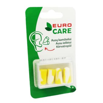 EUROCARE kõrvatropid, 5–12 mm 4 tk