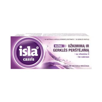 ISLA-CASSIS MUSTSÕSTRA IMEMISTABLETID N30