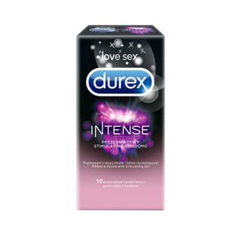DUREX stimuleerivad kondoomid INTENSE, 56 mm 10 tk