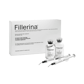 FILLERINA SEERUM NÄOLE JA KAELALE KORTSE TÄITEV I N2X30ML, 1 tk. 60 ml