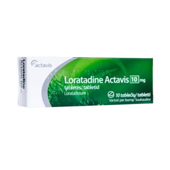 LORATADINE ACTAVIS TBL 10MG N10