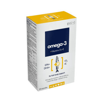 PAIRA OMEGA 3 100MG + D3 25MG + E 10MG N60