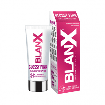 BLANX PRO GLOSSY PINK VALGENDAV HAMBAPASTA ENSÜÜMIDEGA 75ML