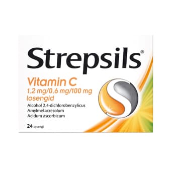 STREPSILS VITAMIN C LOSENG 0,6MG+1,2MG+100MG N24