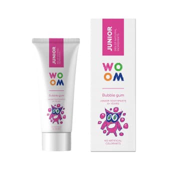 WOOM JUNIOR BUBBLE GUM LASTE HAMBAPASTA 50ML