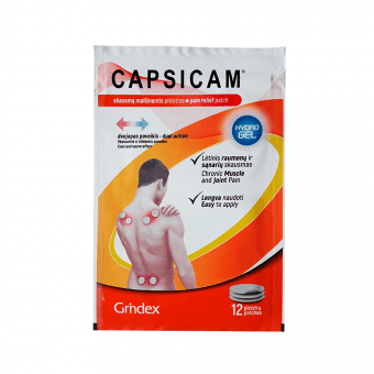 CAPSICAM hüdrogeelplaastrid valu vastu N12 12 tk