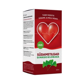 PAIRA SÜDAMETILGAD GINKGO BILOBAGA 40ML