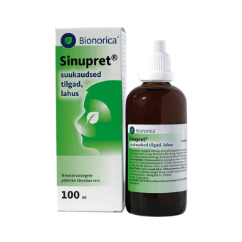 SINUPRET SUUKAUDSED TILGAD, LAHUS 2MG+6MG+6MG+6MG+6MG 1G 100ML N1