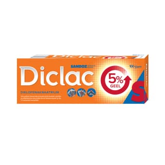 DICLAC 5% GEEL 50MG/G 100G N1