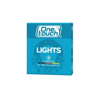 ONE TOUCH  LIGHTS kondoomid 3 tk