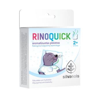 RINOQUICK aroomiplaaster,lastele alates 2.eluaastast 5 tk