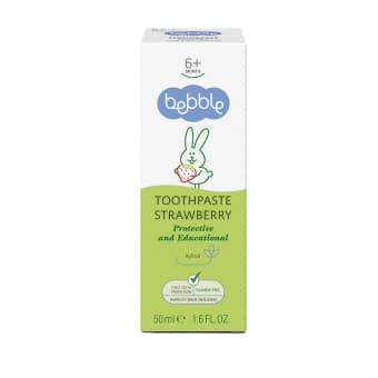 BEBBLE laste hambapasta, metsmaasikamaitseline, alates 6. elukuust 50 ml