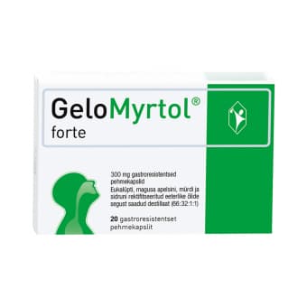 GeloMyrtol forte, 300 mg, gastroresistentsed pehmekapslid N20