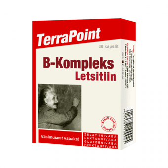 TERRAPOINT B-KOMPLEKS LETSITIIN KAPSLID N30